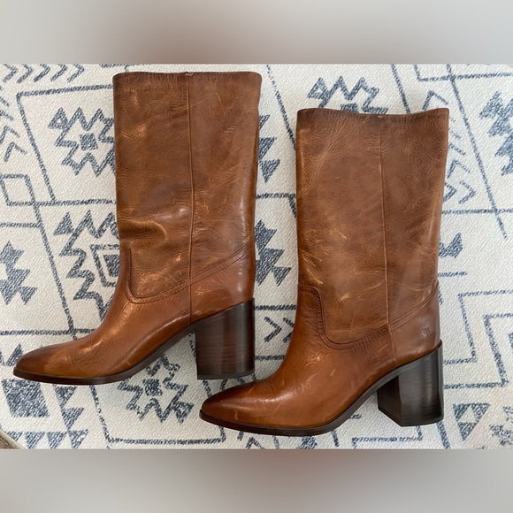 Frye Shoes - FRYE Boots Cognac Size 9.5